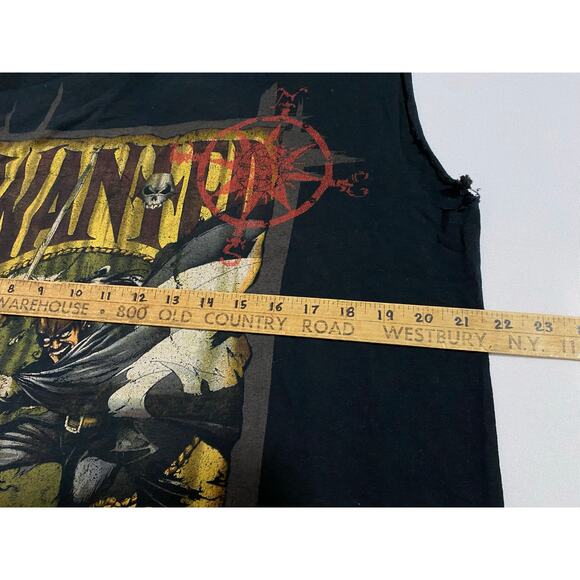 Pirates of the Caribbean Sleeveless T-Shirt Men’s L Black Jack Sparrow Disney - Picture 5 of 8